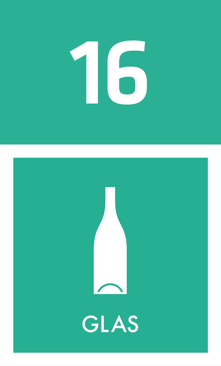 Genbrugsplads: 16 Glas